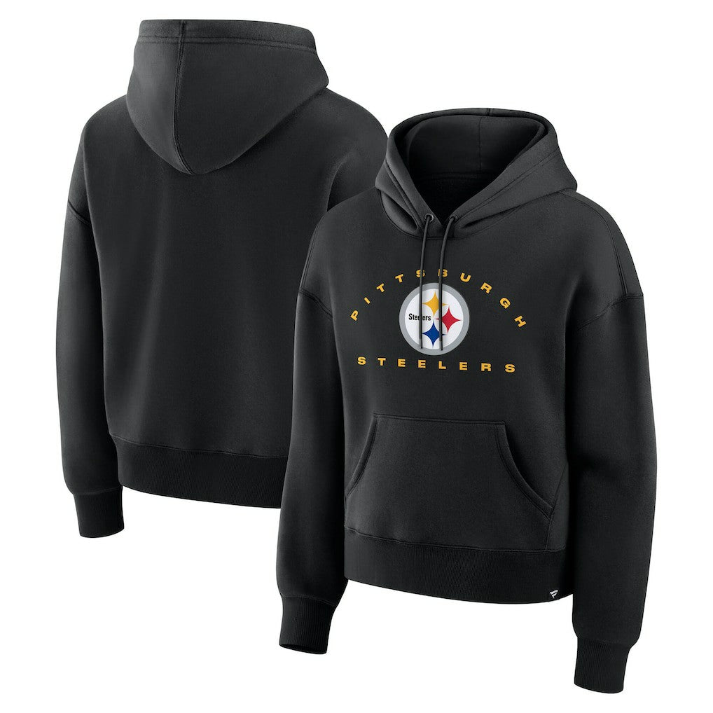 Fanatics Pittsburgh Steelers Women's Eligible Receiver Legacy Pullover Hoodie Black