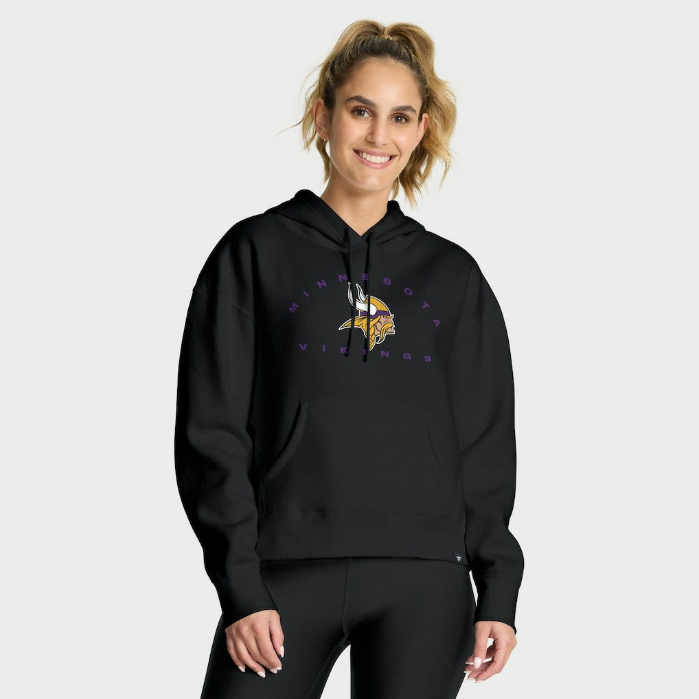 Fanatics Minnesota Vikings Women's Eligible Receiver Legacy Pullover Hoodie Black