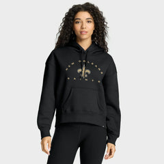 Fanatics New Orleans Saints Women's Eligible Receiver Legacy Pullover Hoodie Black