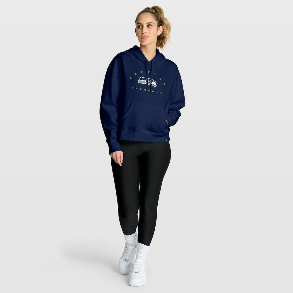 Fanatics Seattle Seahawks Women's Eligible Receiver Legacy Pullover Hoodie College Navy