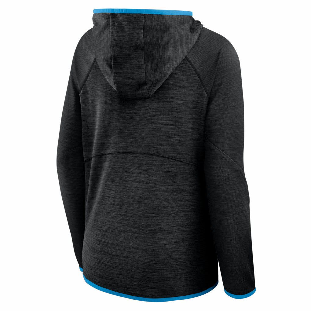 Fanatics Carolina Panthers Women's Redzone End Around Pass Raglan Full-Zip Hoodie Black