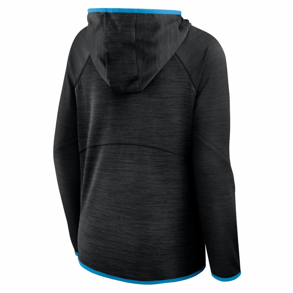 Fanatics Carolina Panthers Women's Redzone End Around Pass Raglan Full-Zip Hoodie Black