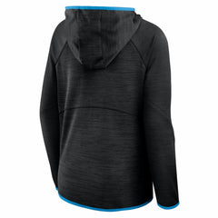 Fanatics Carolina Panthers Women's Redzone End Around Pass Raglan Full-Zip Hoodie Black