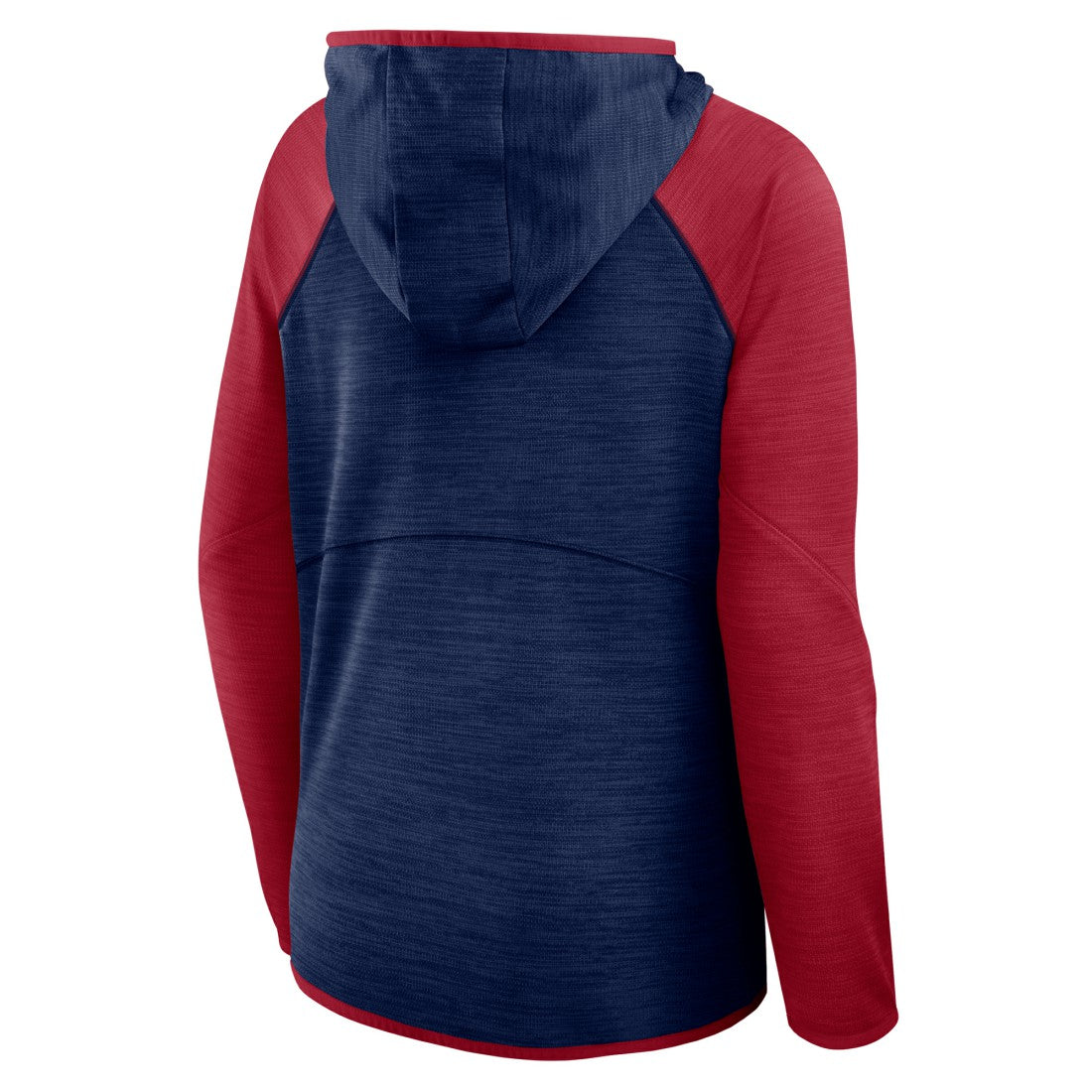 Fanatics Houston Texans Women's Redzone End Around Pass Raglan Full-Zip Hoodie Navy/Red