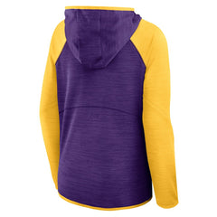 Fanatics Minnesota Vikings Women's Redzone End Around Pass Raglan Full-Zip Hoodie Purple/Gold