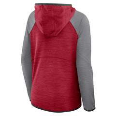 Fanatics Tampa Bay Buccaneers Women's Redzone End Around Pass Raglan Full-Zip Hoodie Red/Pewter