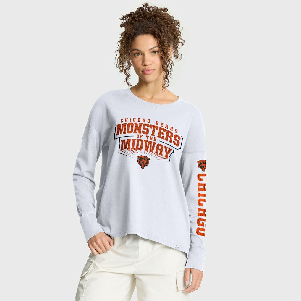 Fanatics Chicago Bears Women's Hometown Legacy Long Sleeve T-Shirt White