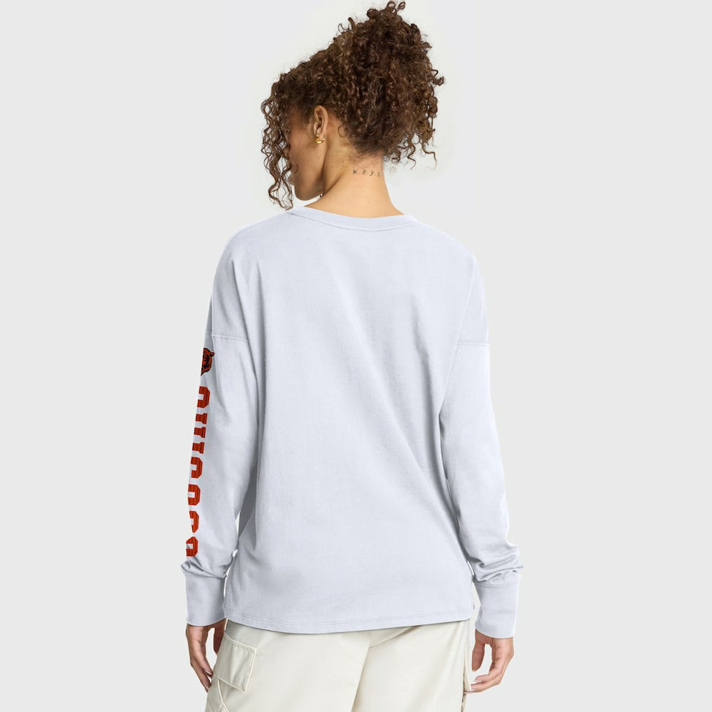 Fanatics Chicago Bears Women's Hometown Legacy Long Sleeve T-Shirt White