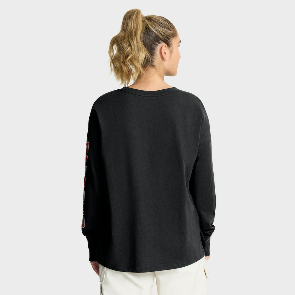 Fanatics Atlanta Falcons Women's Hometown Legacy Long Sleeve T-Shirt Black