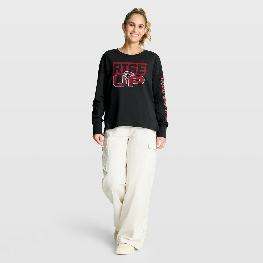 Fanatics Atlanta Falcons Women's Hometown Legacy Long Sleeve T-Shirt Black