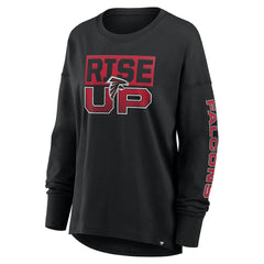 Fanatics Atlanta Falcons Women's Hometown Legacy Long Sleeve T-Shirt Black