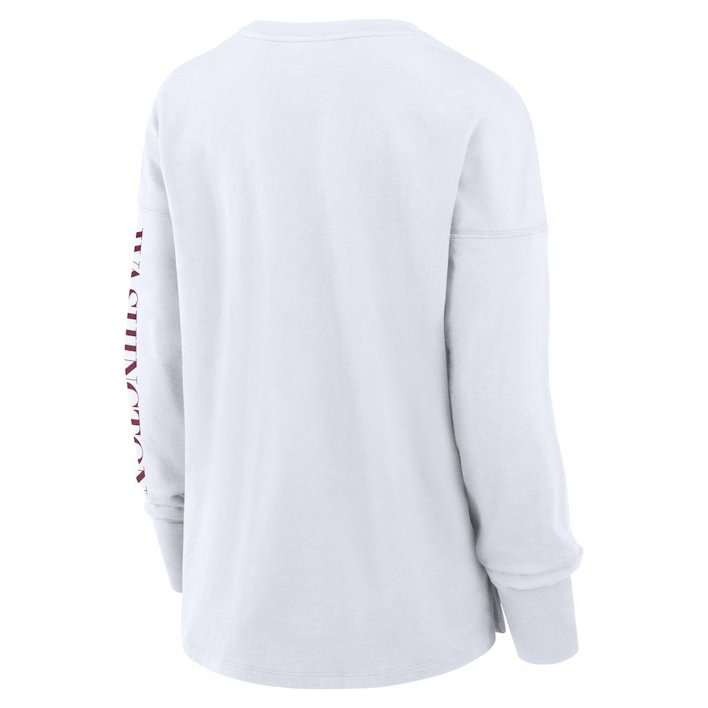 Fanatics Washington Commanders Women's Hometown Legacy Long Sleeve T-Shirt White