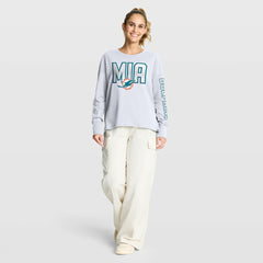Fanatics Miami Dolphins Women's Hometown Legacy Long Sleeve T-Shirt White