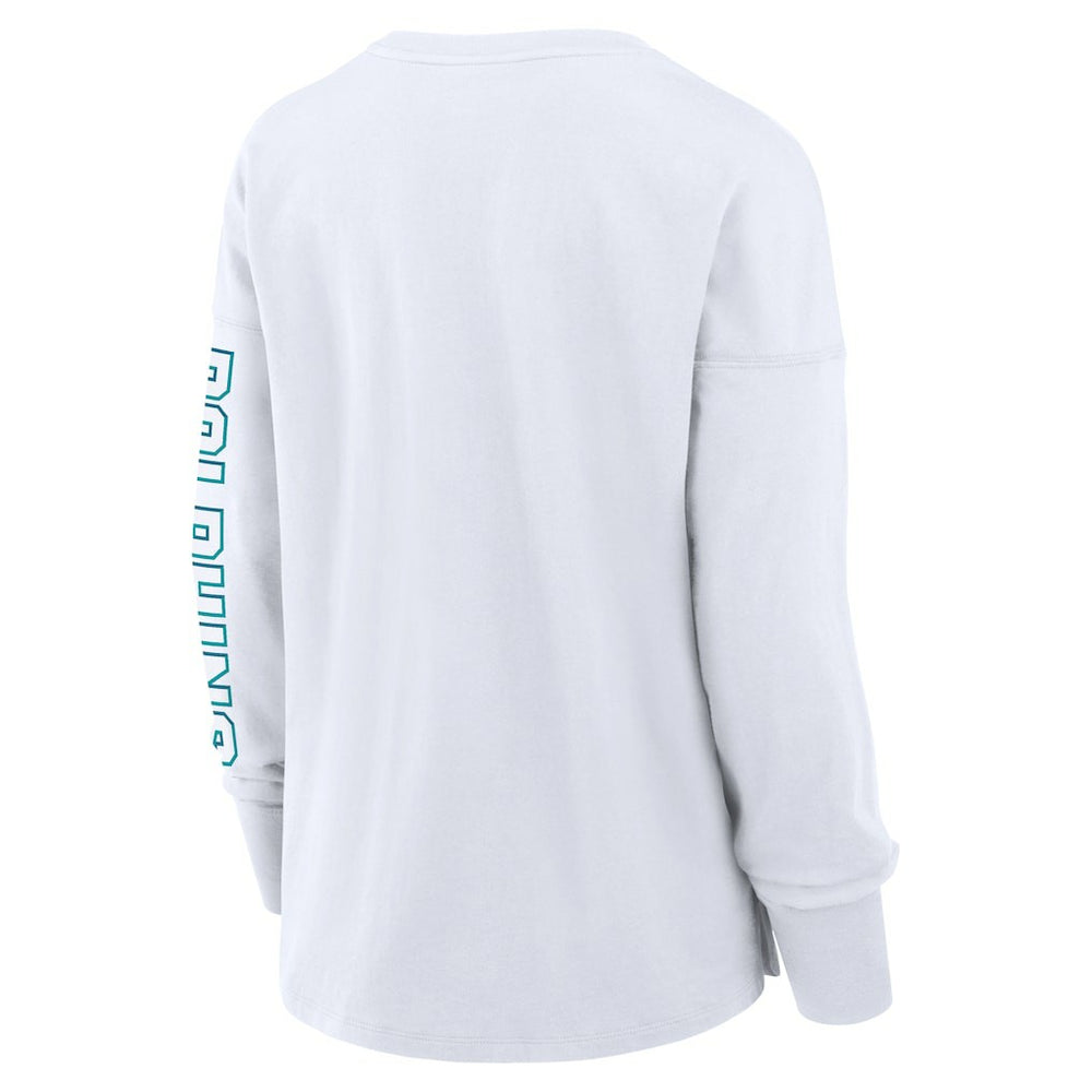 Fanatics Miami Dolphins Women's Hometown Legacy Long Sleeve T-Shirt White