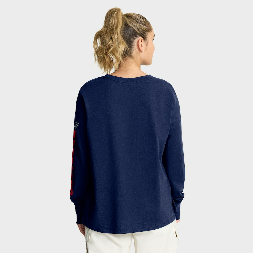 Fanatics New England Patriots Women's Hometown Legacy Long Sleeve T-Shirt Navy