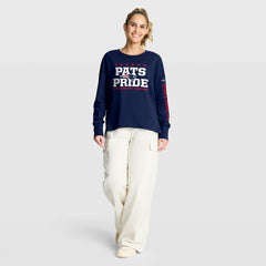 Fanatics New England Patriots Women's Hometown Legacy Long Sleeve T-Shirt Navy