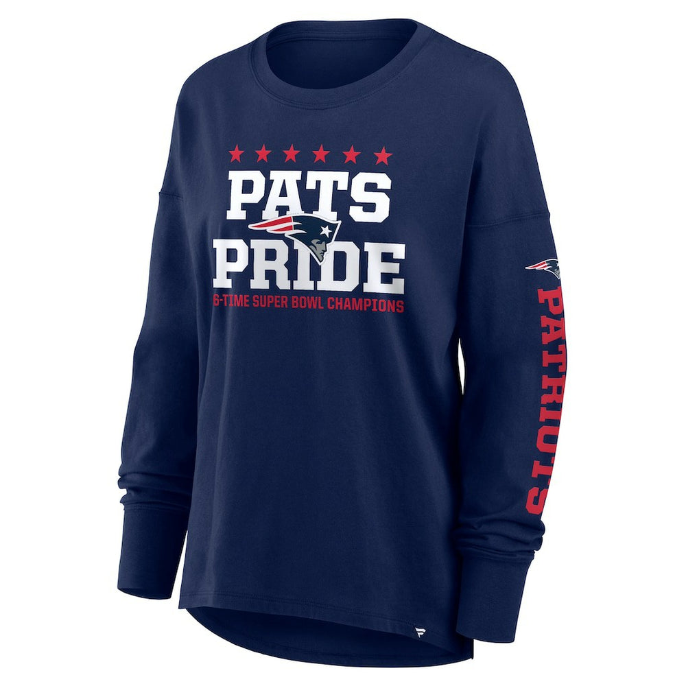 Fanatics New England Patriots Women's Hometown Legacy Long Sleeve T-Shirt Navy