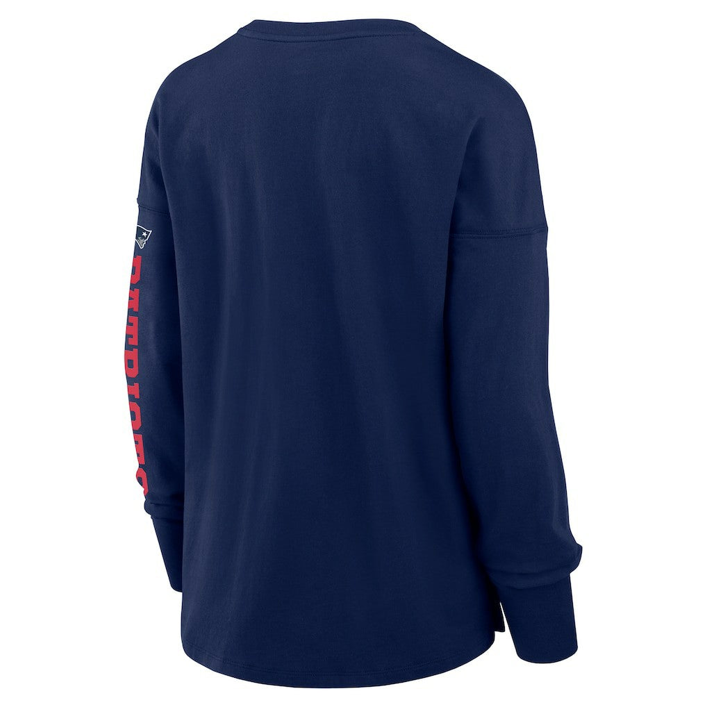 Fanatics New England Patriots Women's Hometown Legacy Long Sleeve T-Shirt Navy