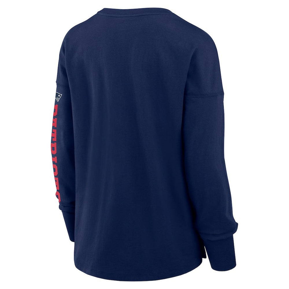 Fanatics New England Patriots Women's Hometown Legacy Long Sleeve T-Shirt Navy