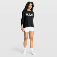 Fanatics New Orleans Saints Women's Hometown Legacy Long Sleeve T-Shirt Black