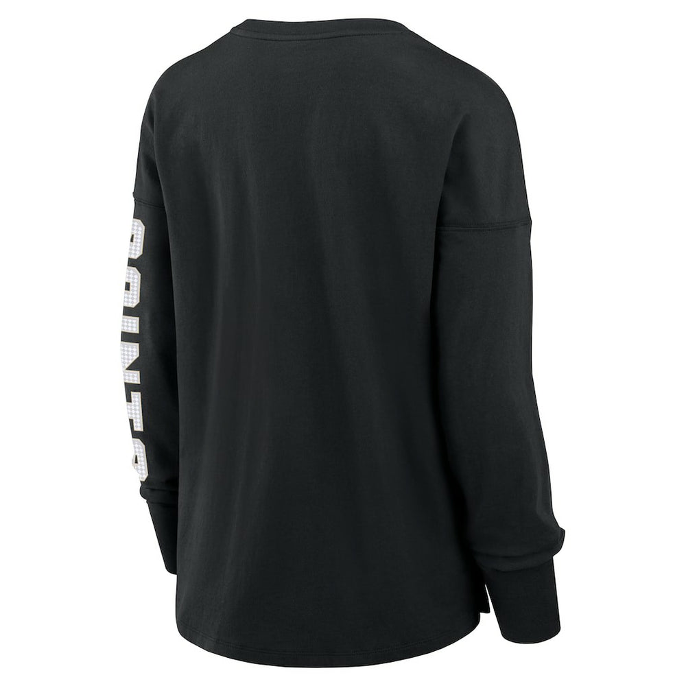 Fanatics New Orleans Saints Women's Hometown Legacy Long Sleeve T-Shirt Black