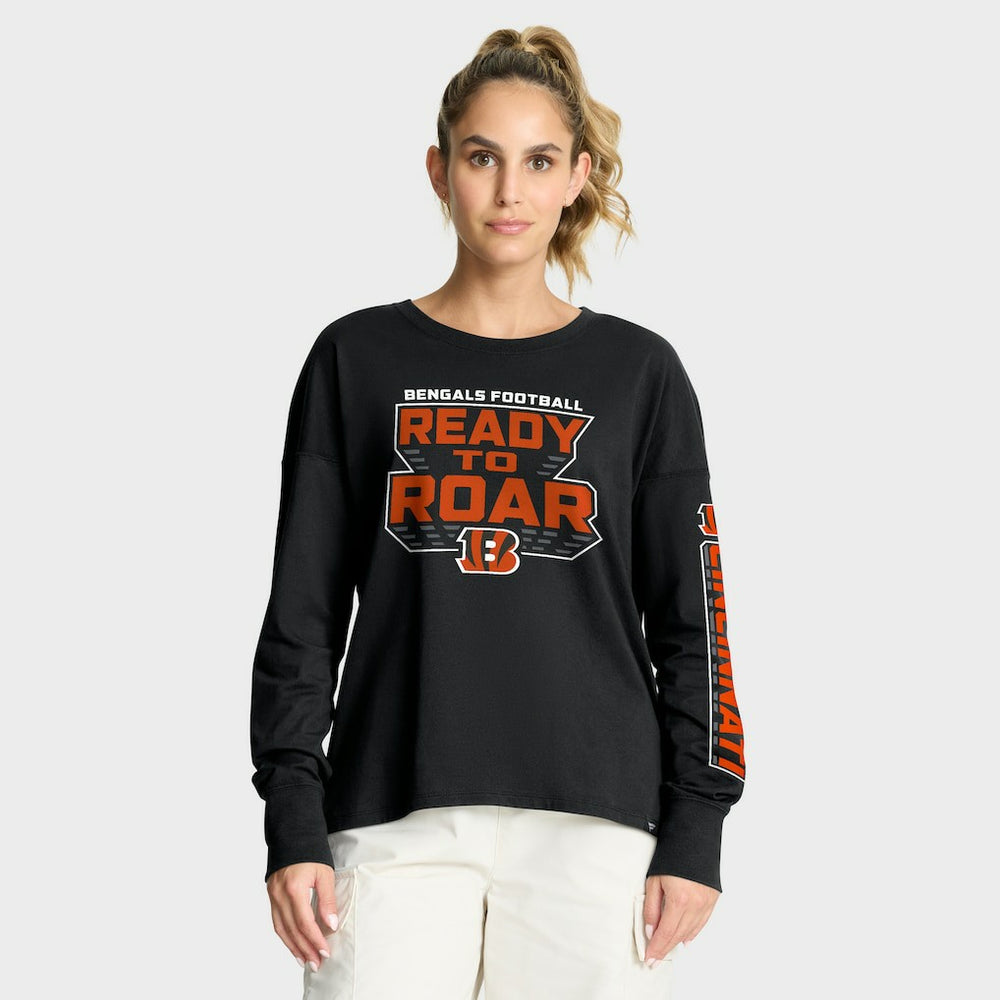 Fanatics Cincinnati Bengals Women's Hometown Legacy Long Sleeve T-Shirt Black