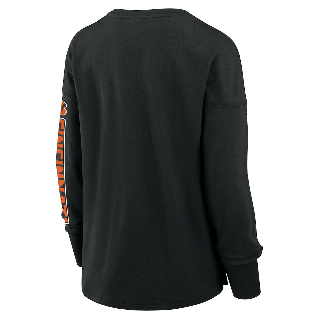 Fanatics Cincinnati Bengals Women's Hometown Legacy Long Sleeve T-Shirt Black