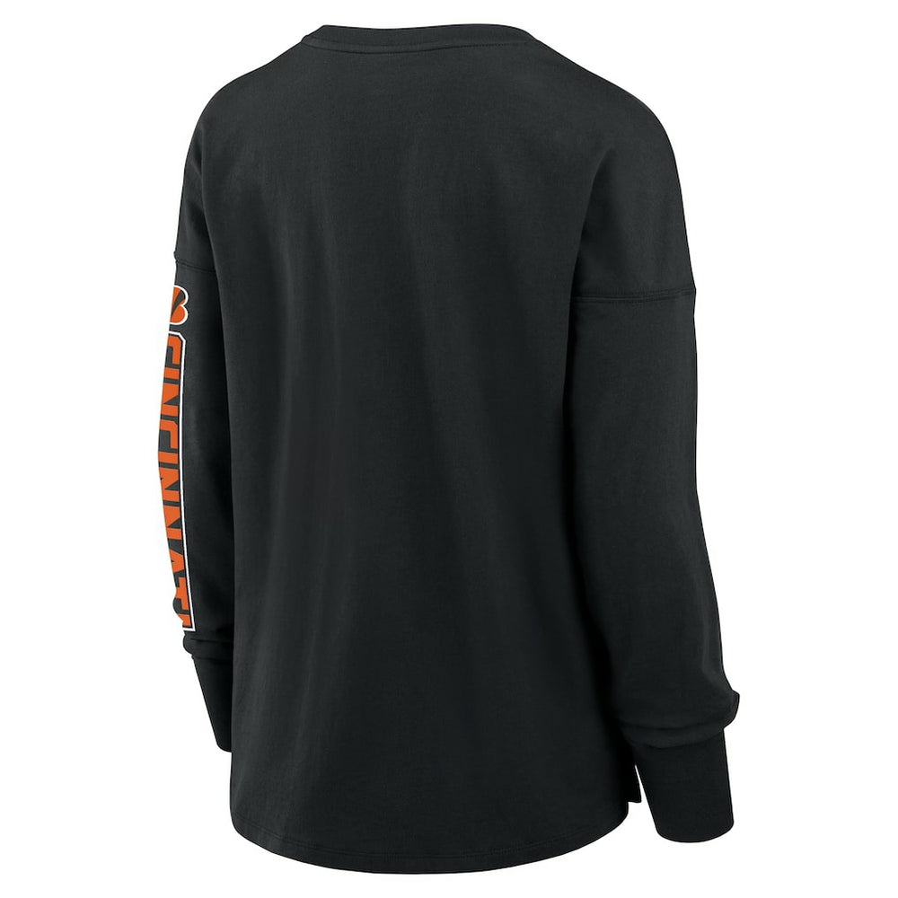 Fanatics Cincinnati Bengals Women's Hometown Legacy Long Sleeve T-Shirt Black