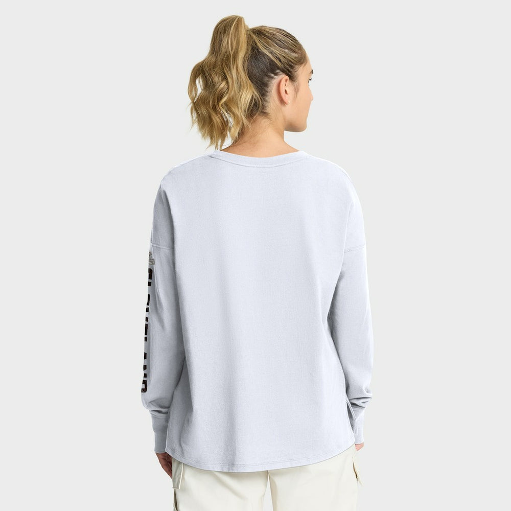 Fanatics Cleveland Browns Women's Hometown Legacy Long Sleeve T-Shirt White