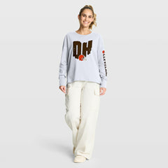 Fanatics Cleveland Browns Women's Hometown Legacy Long Sleeve T-Shirt White