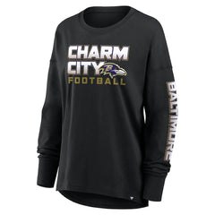 Fanatics Baltimore Ravens Women's Hometown Legacy Long Sleeve T-Shirt Black