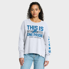 Fanatics Detroit Lions Women's Hometown Legacy Long Sleeve T-Shirt White