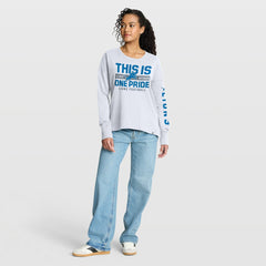 Fanatics Detroit Lions Women's Hometown Legacy Long Sleeve T-Shirt White