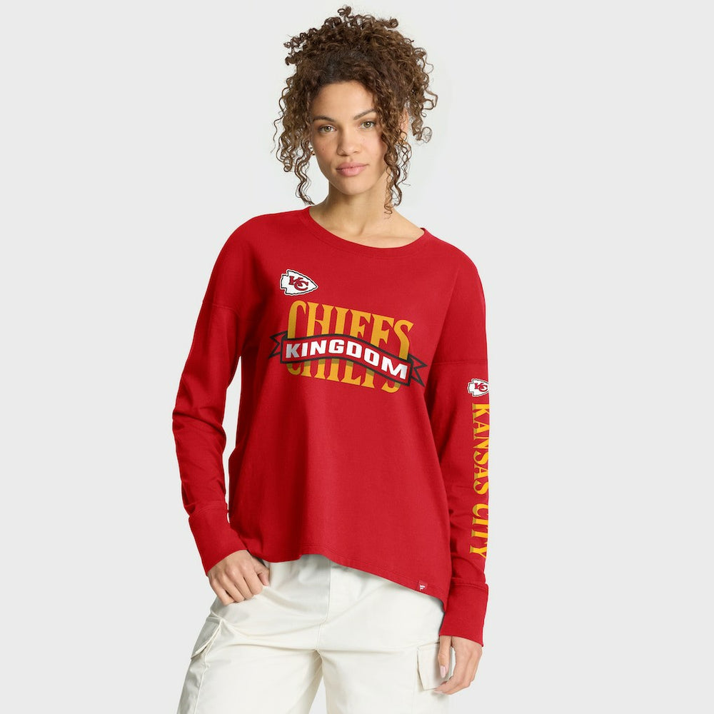 Fanatics Kansas City Chiefs Women's Hometown Legacy Long Sleeve T-Shirt Red