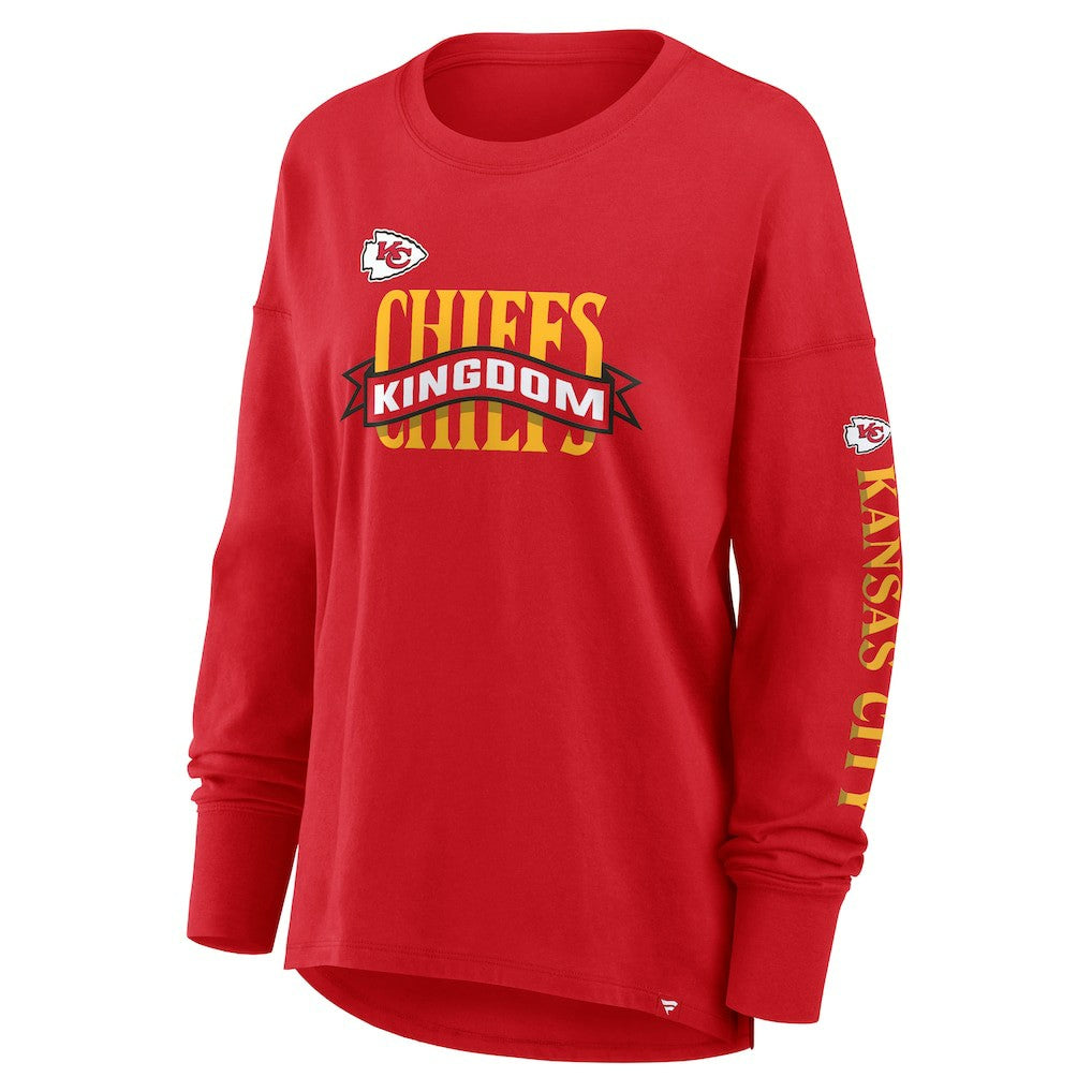 Fanatics Kansas City Chiefs Women's Hometown Legacy Long Sleeve T-Shirt Red