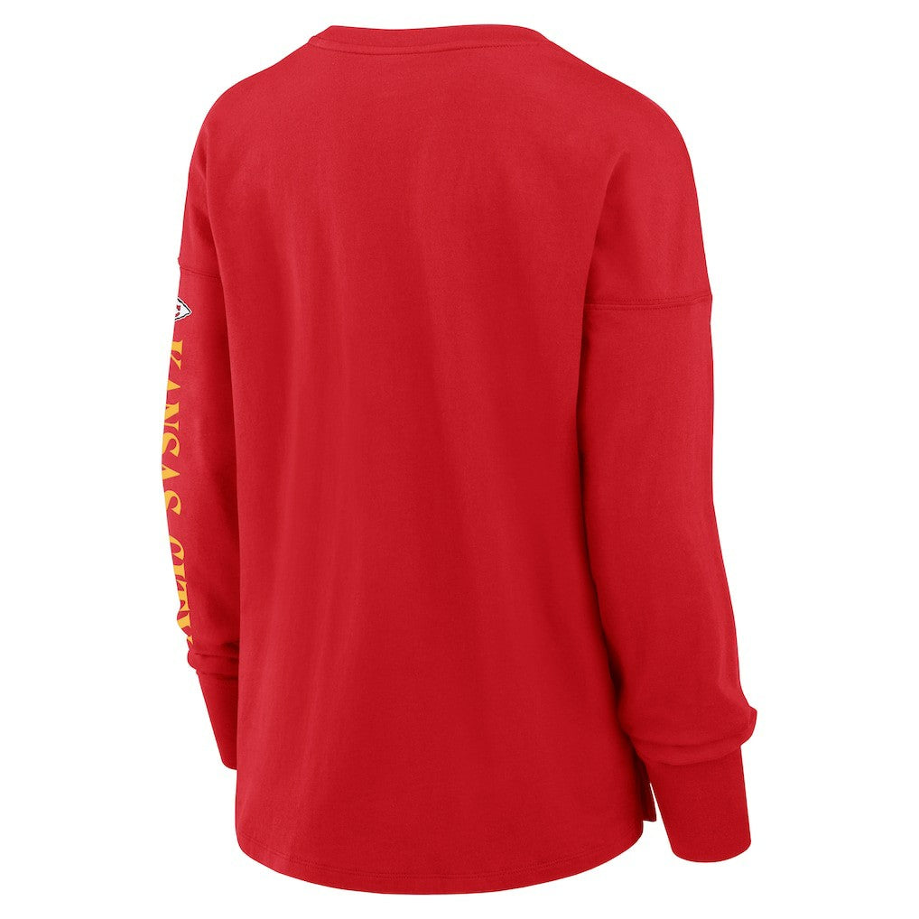Fanatics Kansas City Chiefs Women's Hometown Legacy Long Sleeve T-Shirt Red