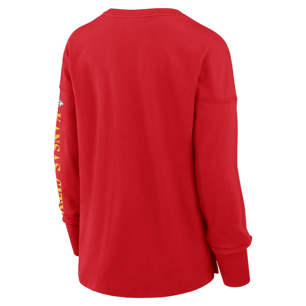 Fanatics Kansas City Chiefs Women's Hometown Legacy Long Sleeve T-Shirt Red
