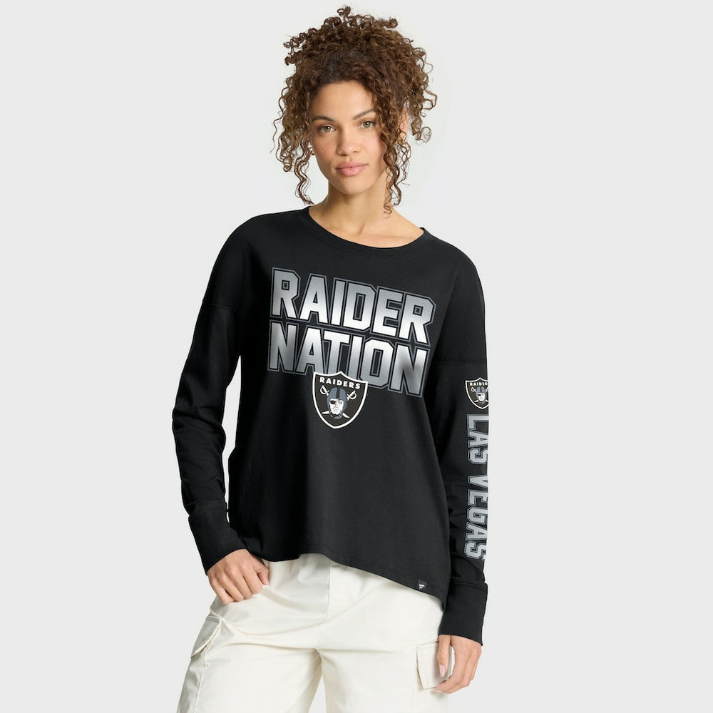 Fanatics Las Vegas Raiders Women's Hometown Legacy Long Sleeve T-Shirt Black