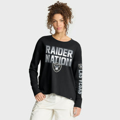 Fanatics Las Vegas Raiders Women's Hometown Legacy Long Sleeve T-Shirt Black