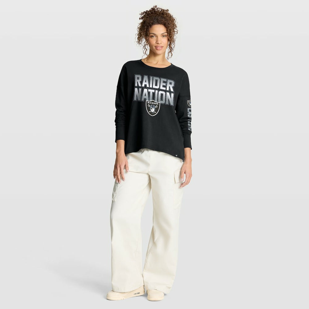 Fanatics Las Vegas Raiders Women's Hometown Legacy Long Sleeve T-Shirt Black