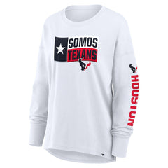 Fanatics Houston Texans Women's Hometown Legacy Long Sleeve T-Shirt White