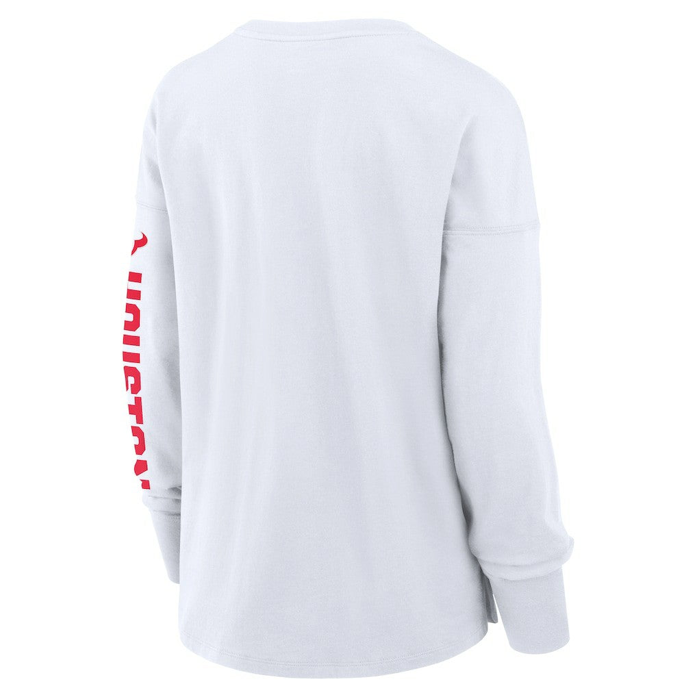 Fanatics Houston Texans Women's Hometown Legacy Long Sleeve T-Shirt White
