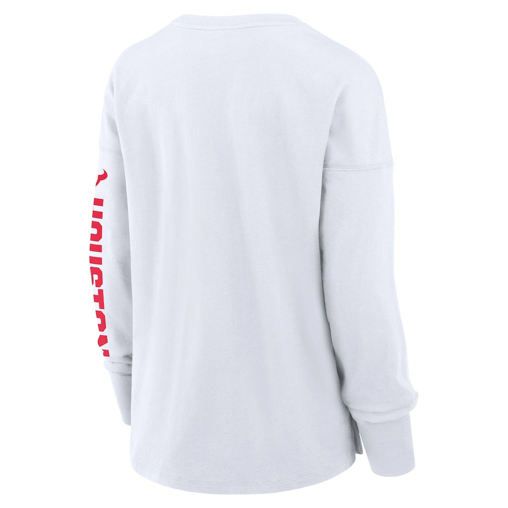Fanatics Houston Texans Women's Hometown Legacy Long Sleeve T-Shirt White