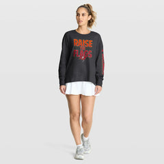 Fanatics Tampa Bay Buccaneers Women's Hometown Legacy Long Sleeve T-Shirt Heather Pewter