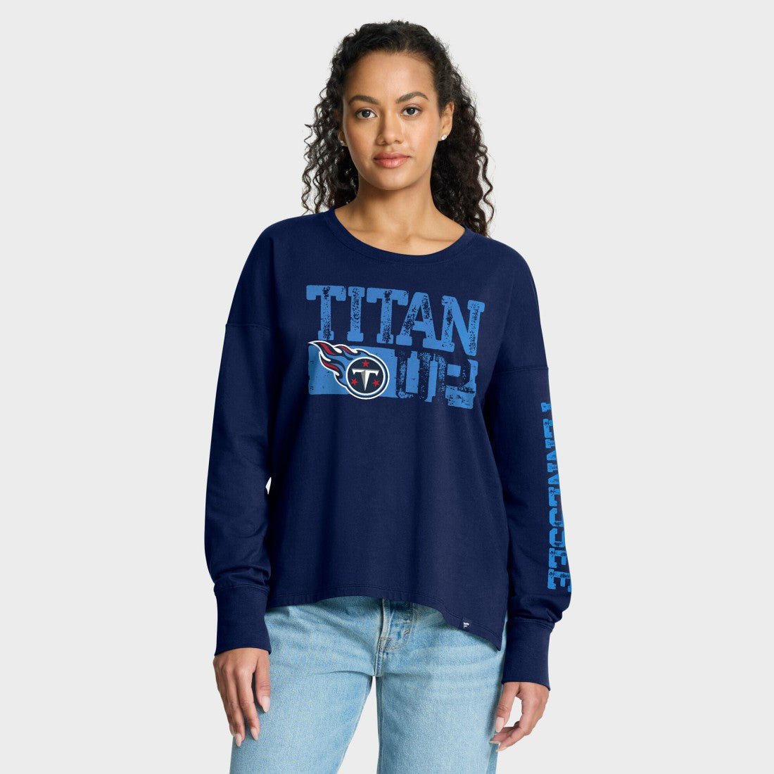 Fanatics Tennessee Titans Women's Hometown Legacy Long Sleeve T-Shirt Navy