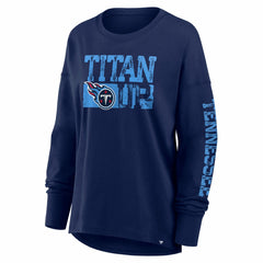 Fanatics Tennessee Titans Women's Hometown Legacy Long Sleeve T-Shirt Navy