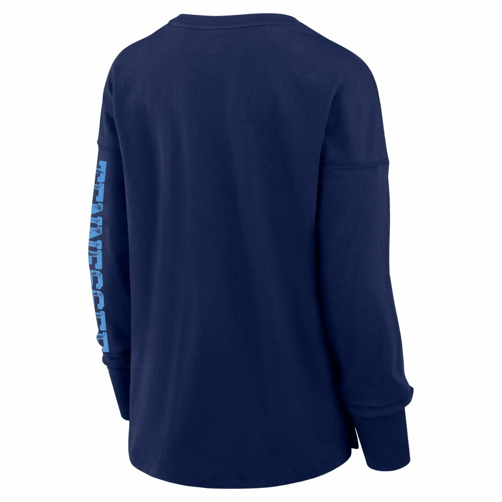 Fanatics Tennessee Titans Women's Hometown Legacy Long Sleeve T-Shirt Navy