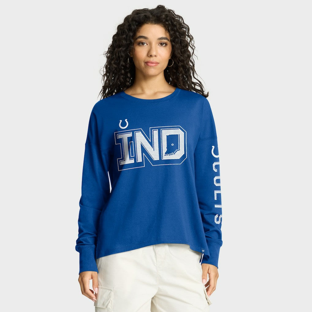 Fanatics Indianapolis Colts Women's Hometown Legacy Long Sleeve T-Shirt Royal