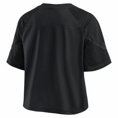 Fanatics Kansas City Chiefs Women's Oversized Raglan V-Neck Blackout Fashion Jersey