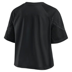Fanatics Miami Dolphins Women's Oversized Raglan V-Neck Blackout Fashion Jersey